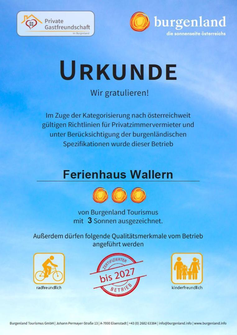 Ferienhaus Wallern Im Burgenland Extérieur photo
